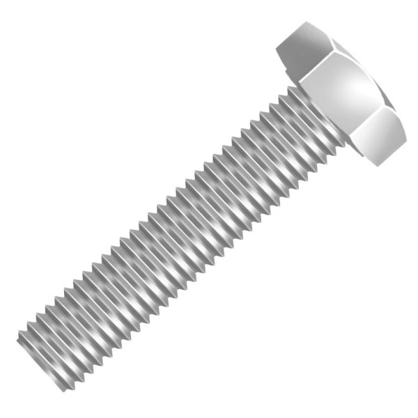 Parafuso sextavado bsw inox RI